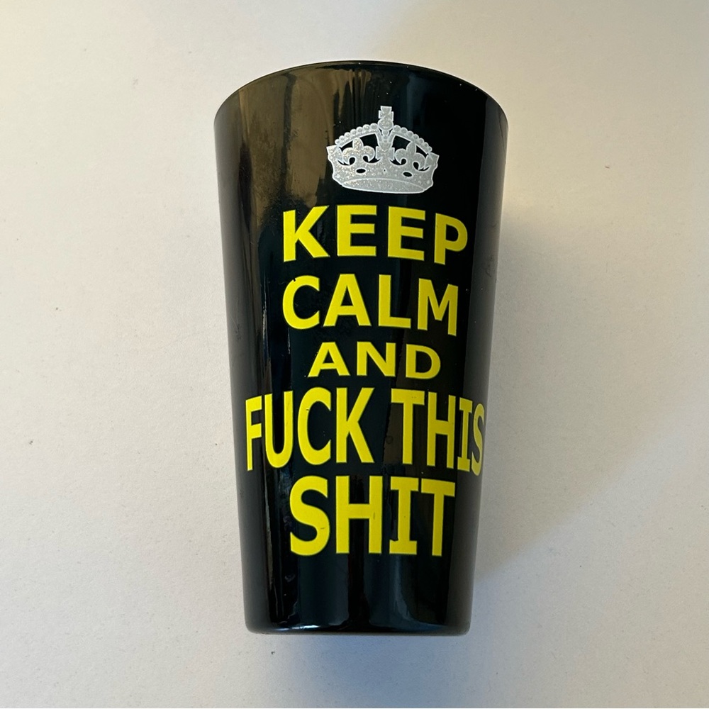 Black and Yellow Graphic Tumbler